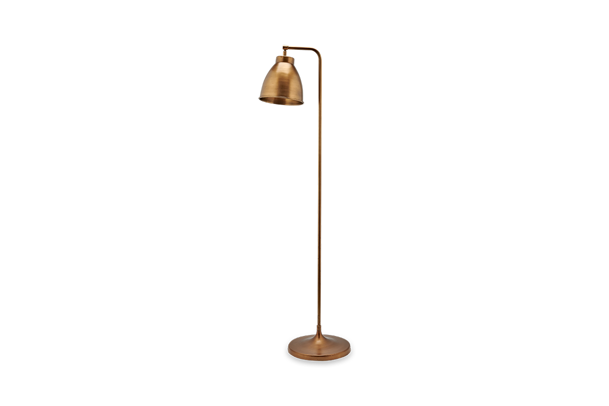 Freyza - Nkuku Muturi Floor Lamp Antique Brass