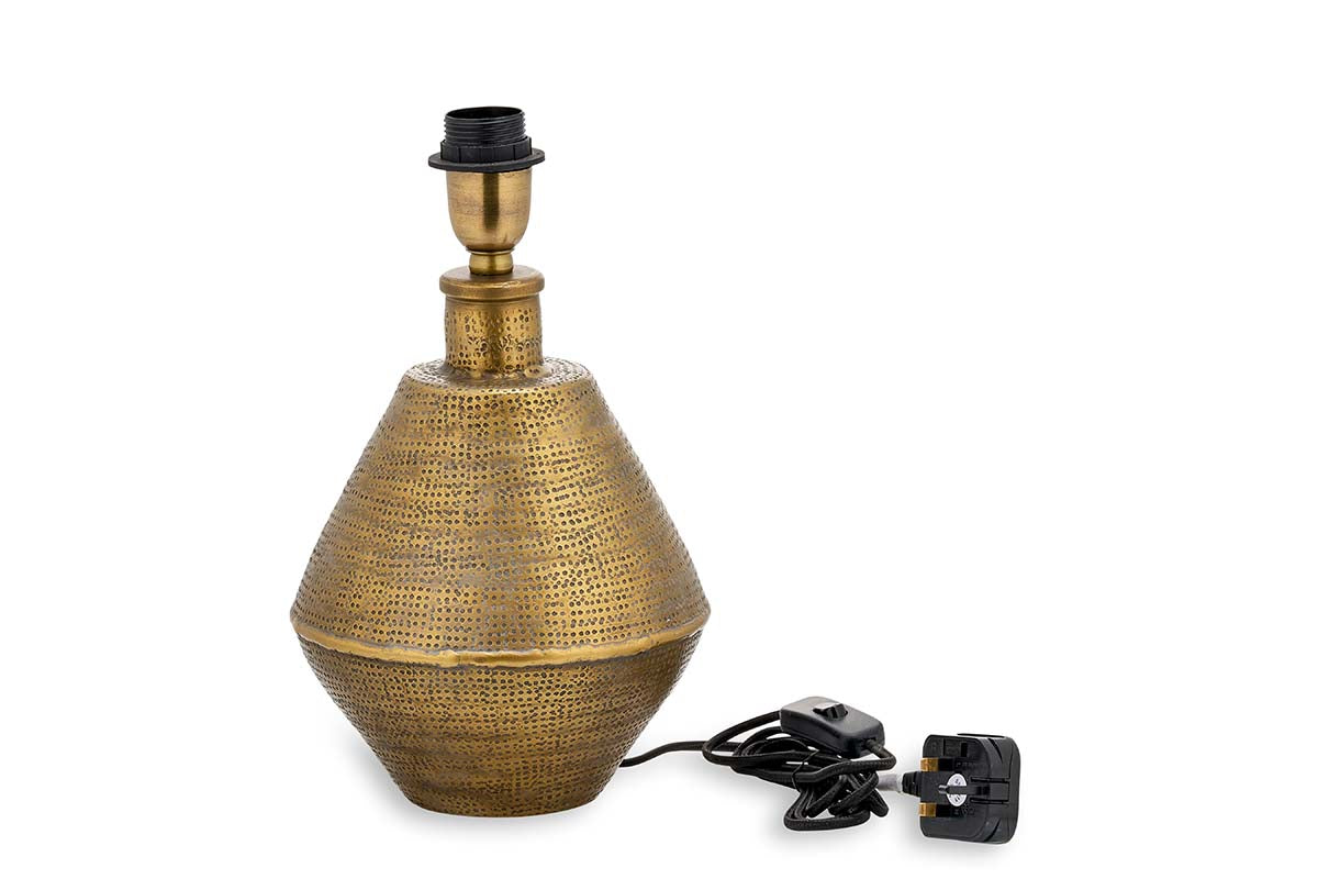 Nalgonda | Elegant Antique Brass Small Table Lamp for Cozy Spaces 2