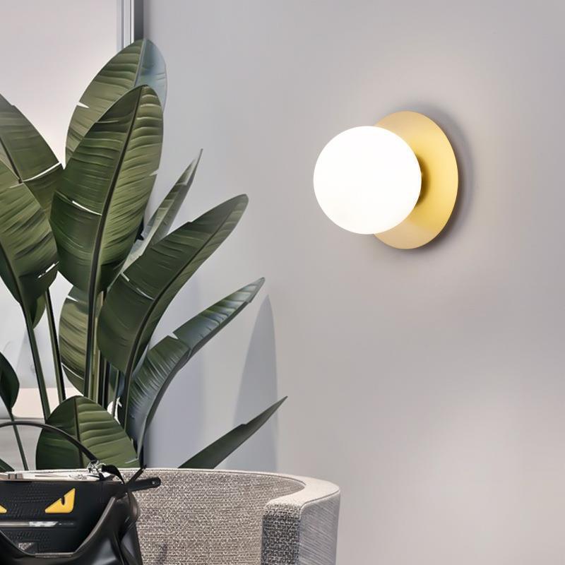 Freyza | Melo Wall Chic Glass Indoor Wall Light – Bedroom Living Room