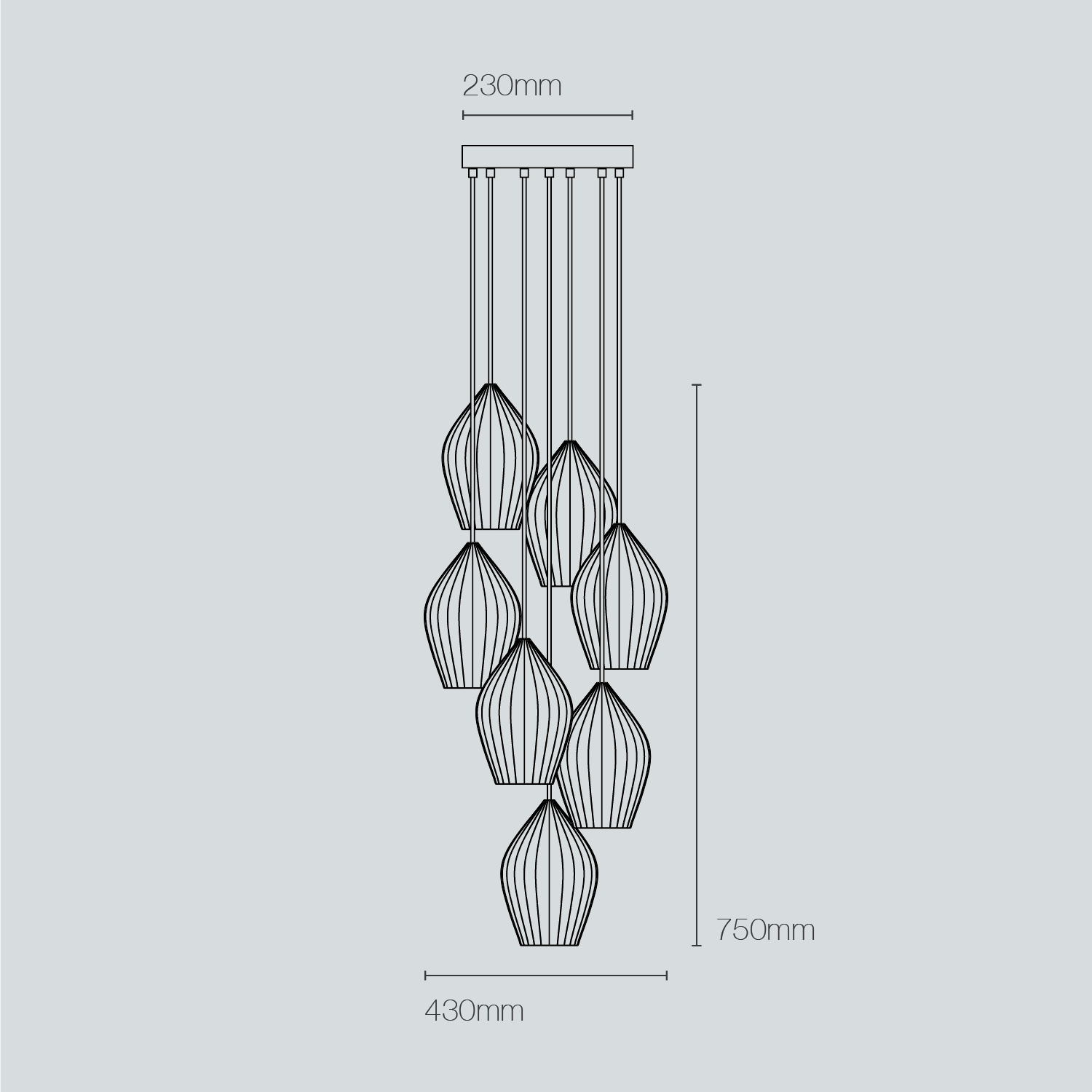 Freyza - Composition de 7 suspensions BTC Fin originales