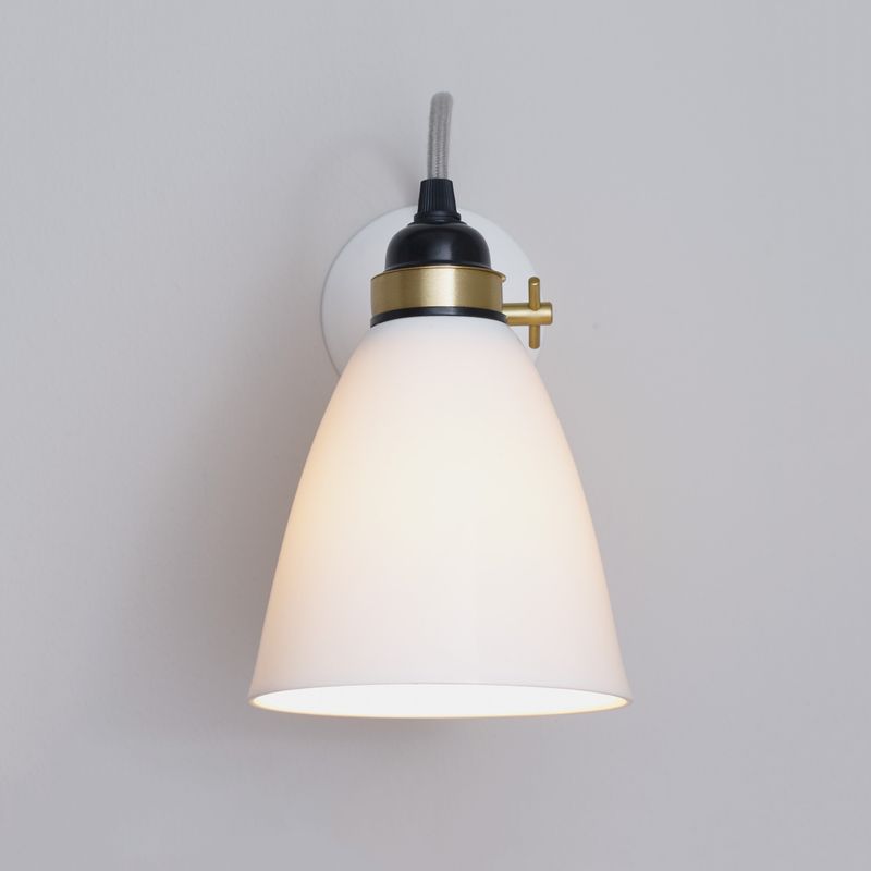Freyza - Applique murale Original BTC Hector 30, câble gris, sans interrupteur