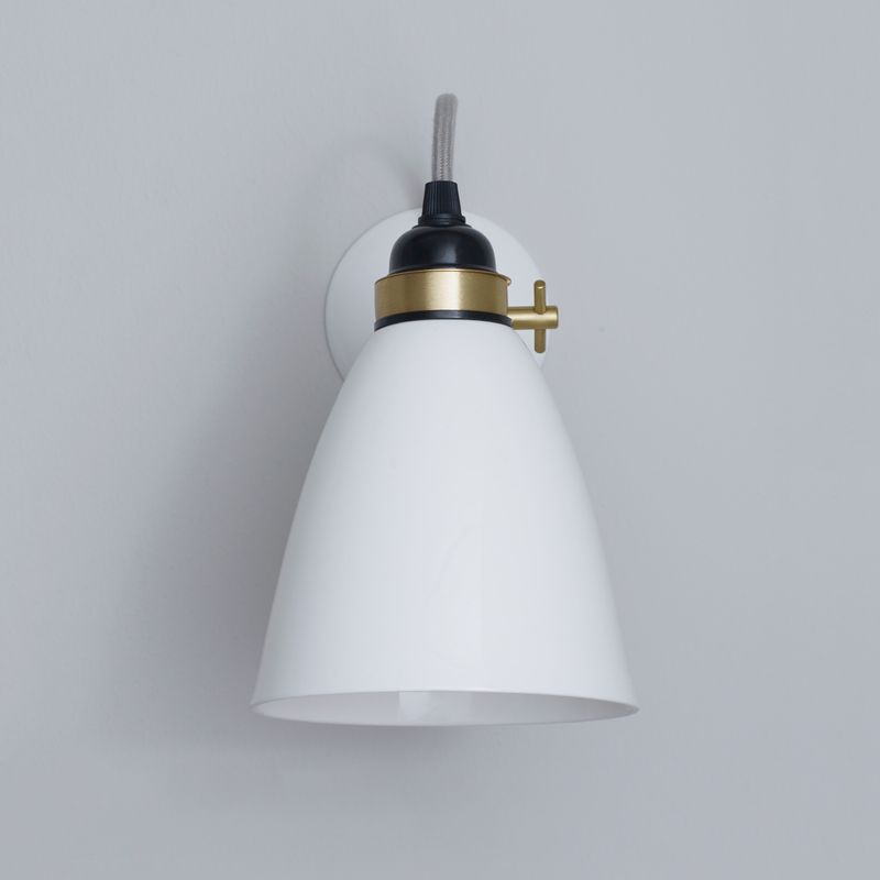 Freyza - Applique murale Original BTC Hector 30, câble gris, sans interrupteur