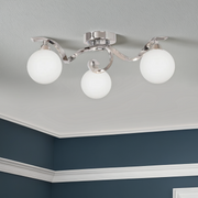 Freyza - Bombo 3 Light Semi Flush Ceiling Light