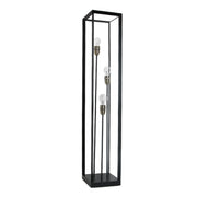 Freyza - Matt Black Floor Lamp | Modern Industrial Adjustable Standing Light | Minimalist Metal Lamp for Living Room & Home Office