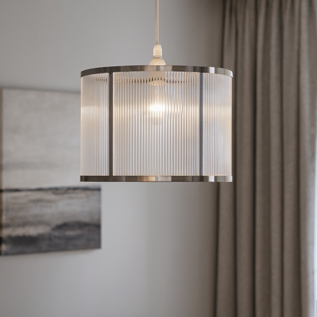 Freyza - Tova Satin Nickel Easy-Fit Pendant