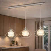 Luminara | Sleek Modern Glass Ceiling Pendant Light Fixture for Dining Island 1