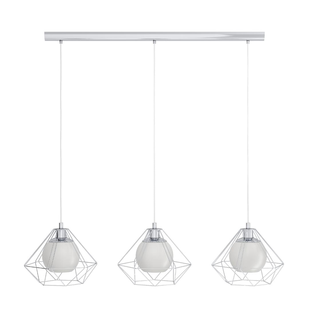 Luminara | Sleek Modern Glass Ceiling Pendant Light Fixture for Dining Island 2