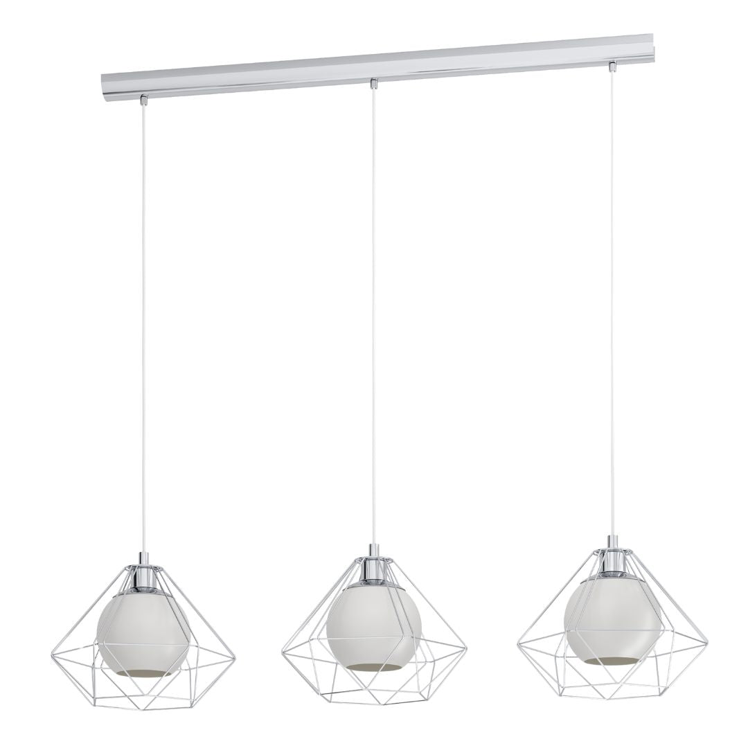 Luminara | Sleek Modern Glass Ceiling Pendant Light Fixture for Dining Island 3