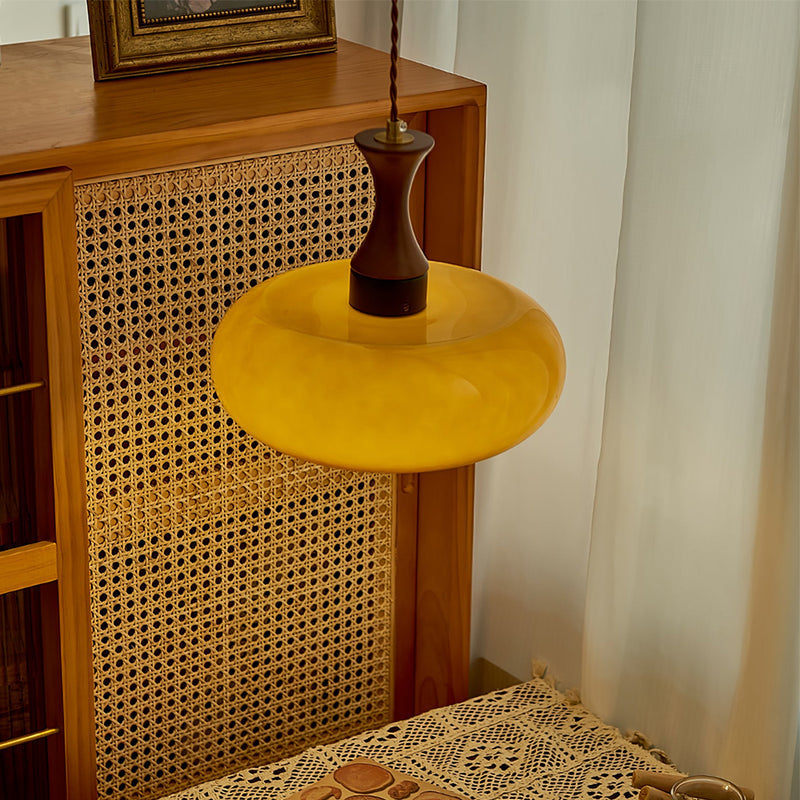Freyza | Luminaire suspendu vintage Arisha en verre LED – Cuisine et salle à manger vintage