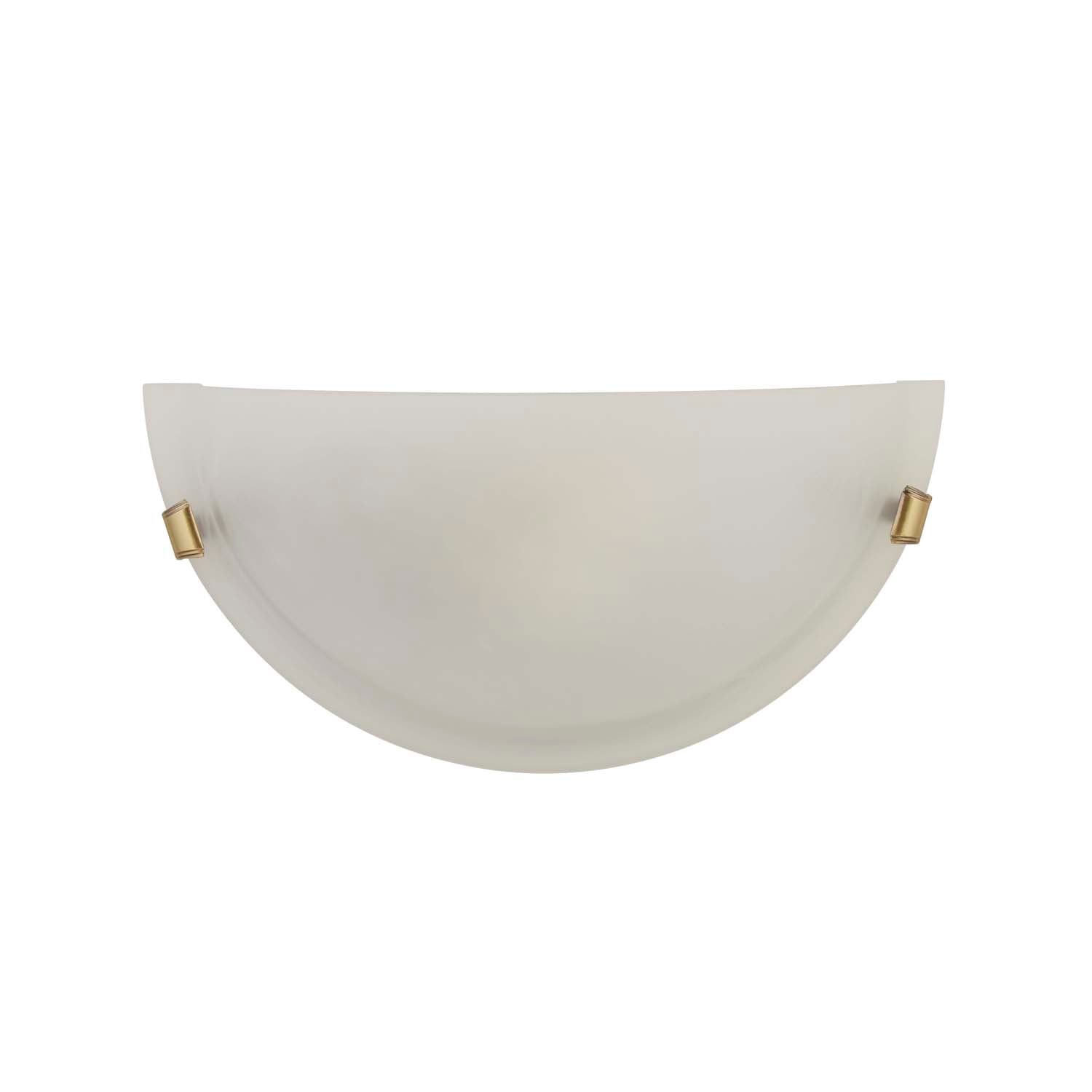 BrassElegance | Elegant Antique Brass Wall Sconce Light with Frosted Shade 3