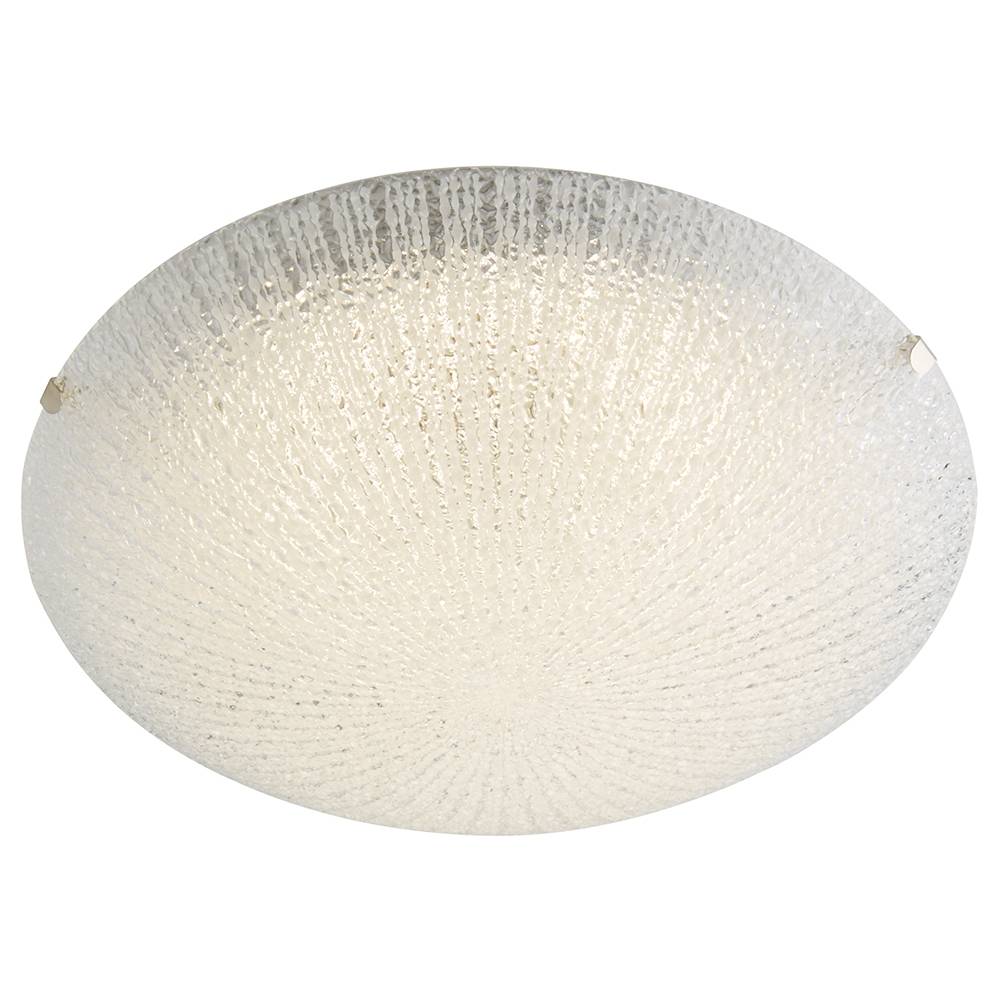 OpalGlow | Elegant Textured Glass Flush Ceiling Light Fixture 2
