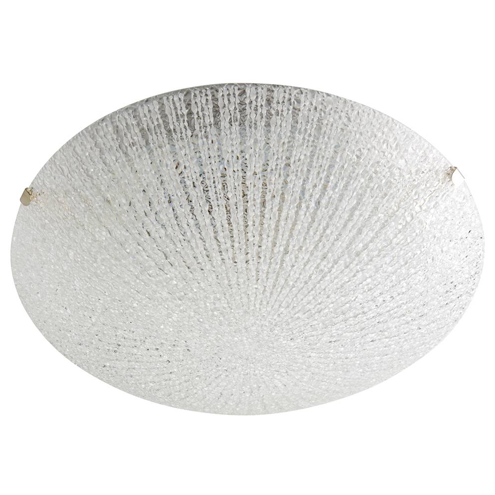 OpalGlow | Elegant Textured Glass Flush Ceiling Light Fixture 3