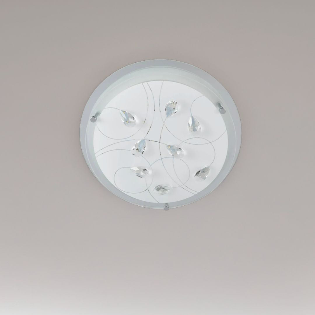 Freyza - Carey LED Flush Ceiling Light Frosted