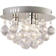 Freyza – 3-Light Polished Chrome Semi-Flush Ceiling Light | Indoor Lighting Fixture with G9 Bulb Fittings