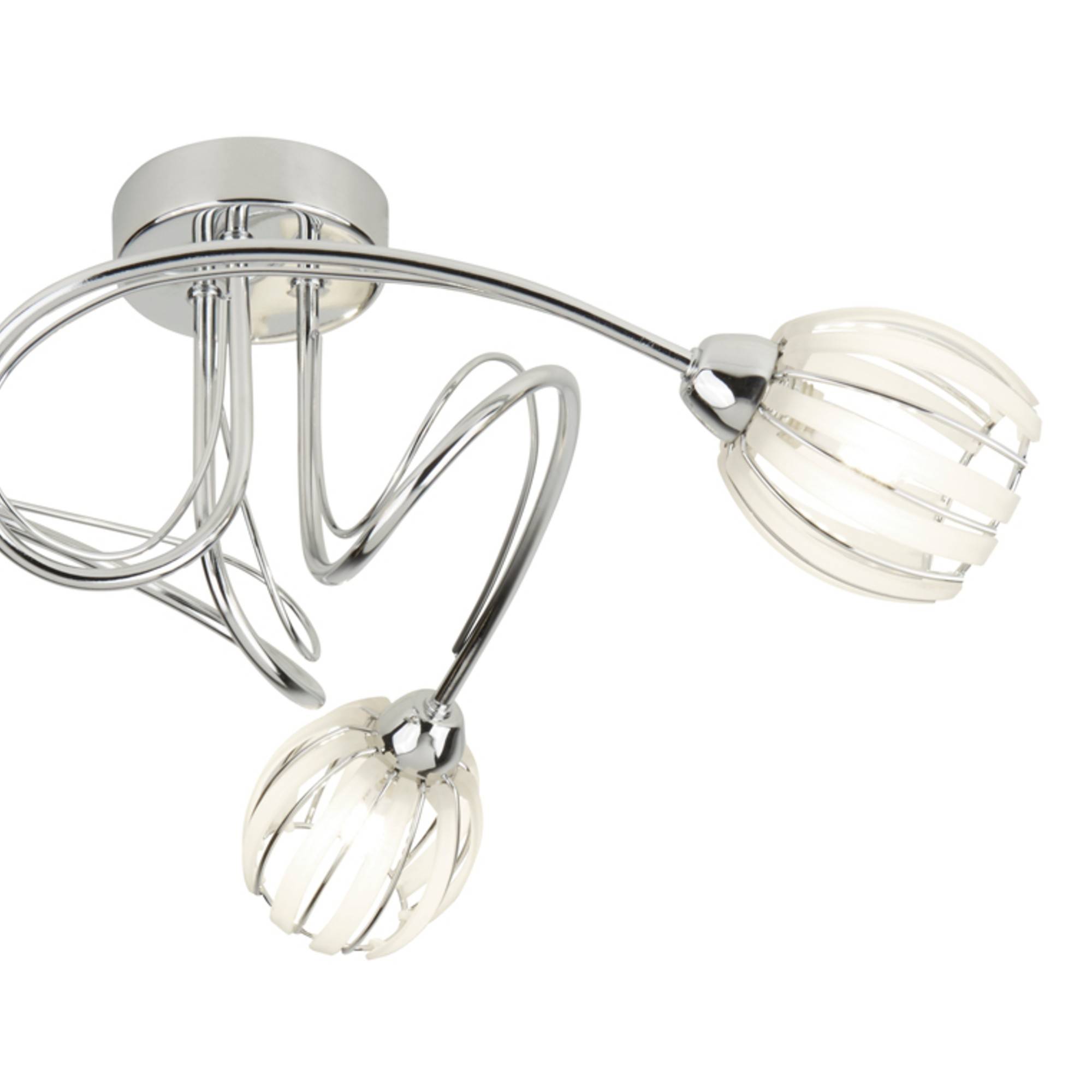 Freyza - Isha 3 Light Semi Flush Ceiling Light