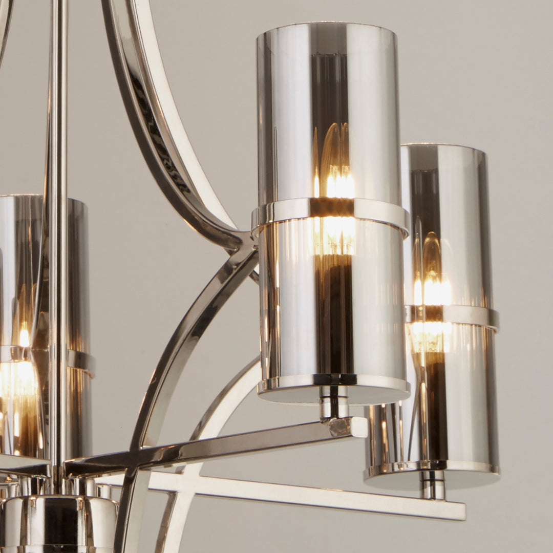 Freyza - Davina 5 Light Chrome Pendant Chandelier