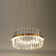 Freyza - Camburn Brushed Gold Halo LED Pendant Ceiling Light