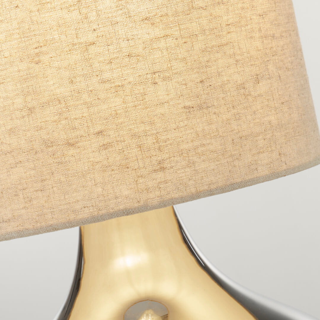 Celestria | Stylish Elegant Smoky Glass Table Lamp 4