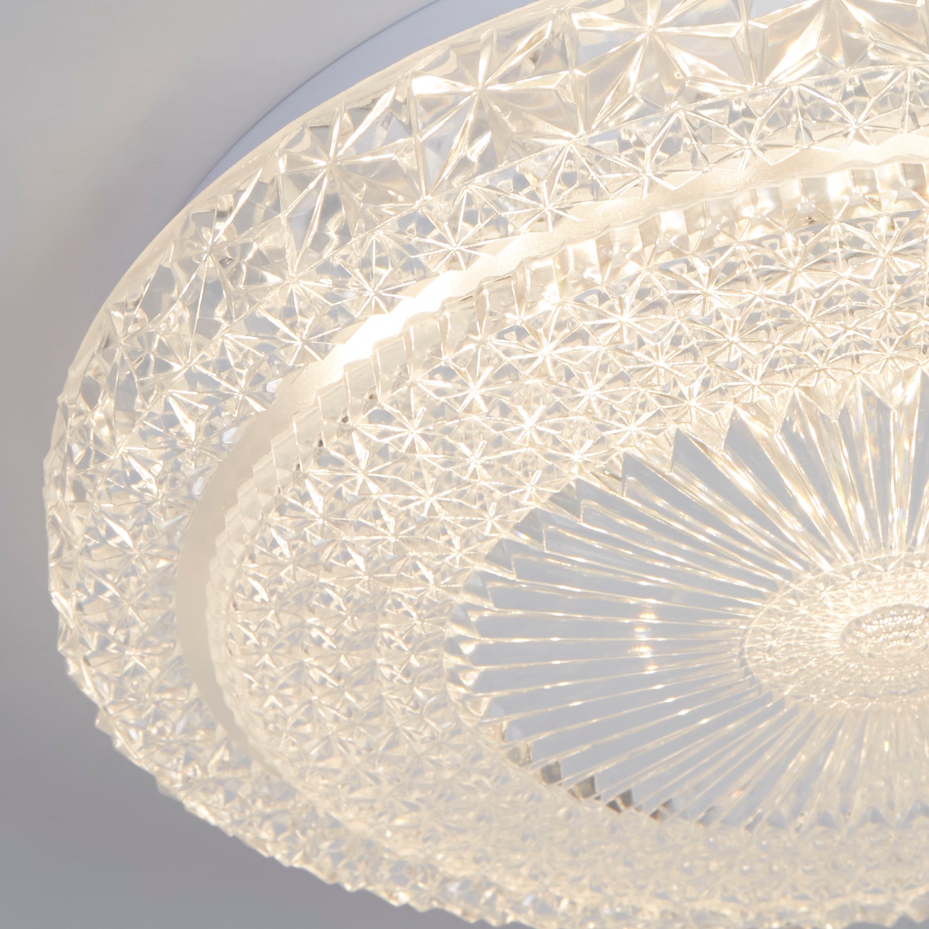 Freyza - Adler Large Acrylic LED Flush Ceiling Light