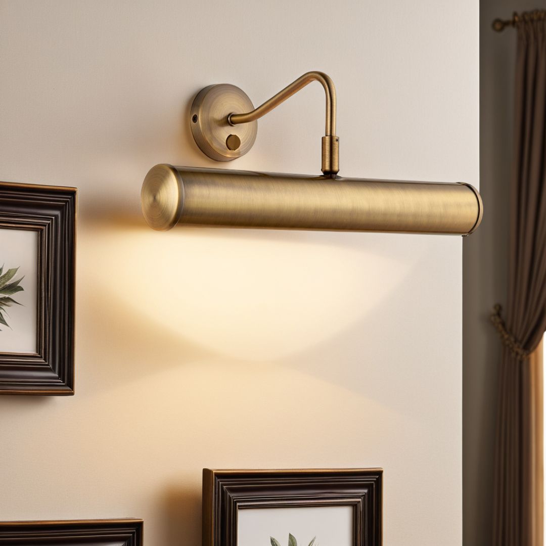Freyza - Turner 2 Light Antique Brass Picture Wall Light