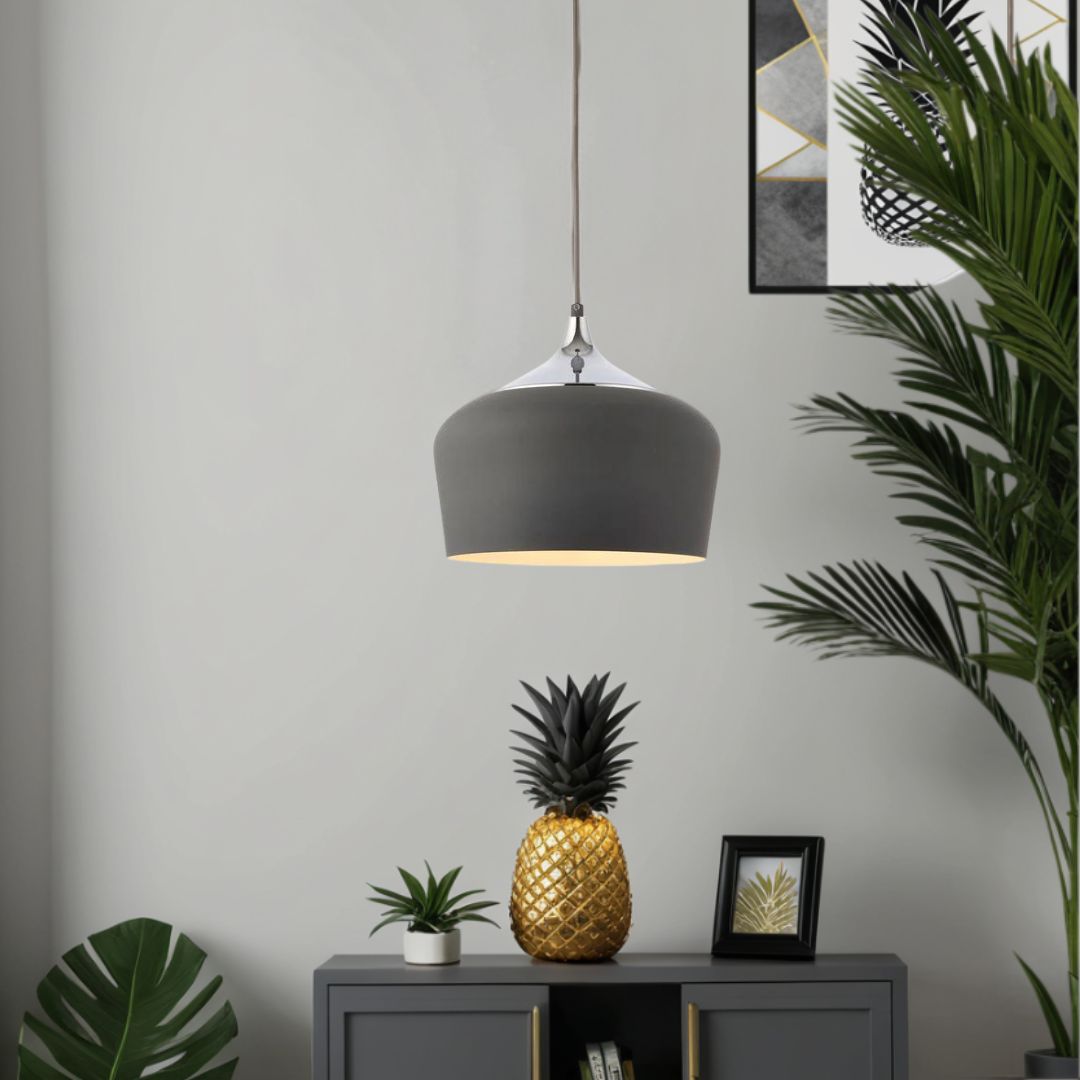 Freyza - Spitalfields Pendant Ceiling Light Grey