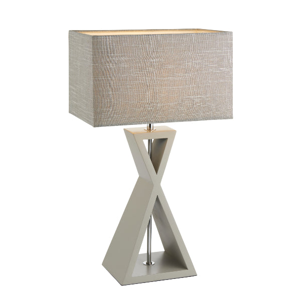 Kaden | Elegant Contemporary Grey Table Lamp with Stylish Shade 3