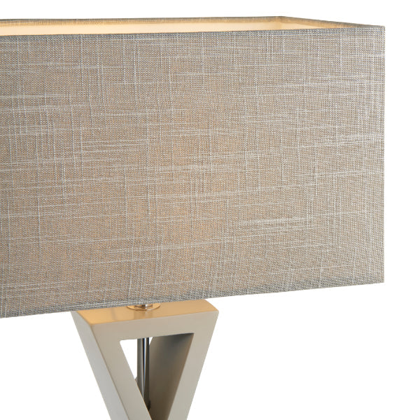 Kaden | Elegant Contemporary Grey Table Lamp with Stylish Shade 5