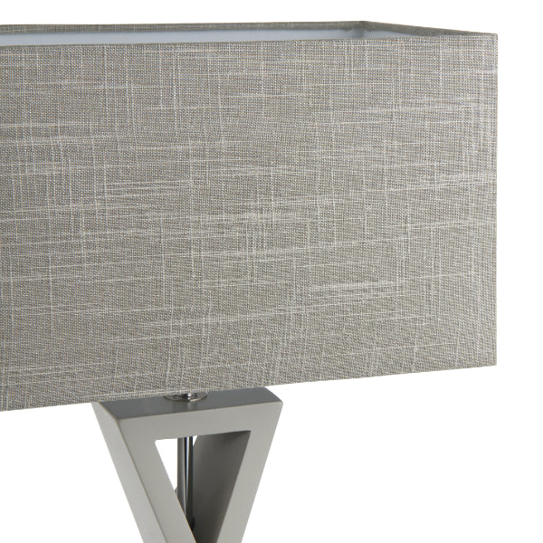Kaden | Elegant Contemporary Grey Table Lamp with Stylish Shade 6