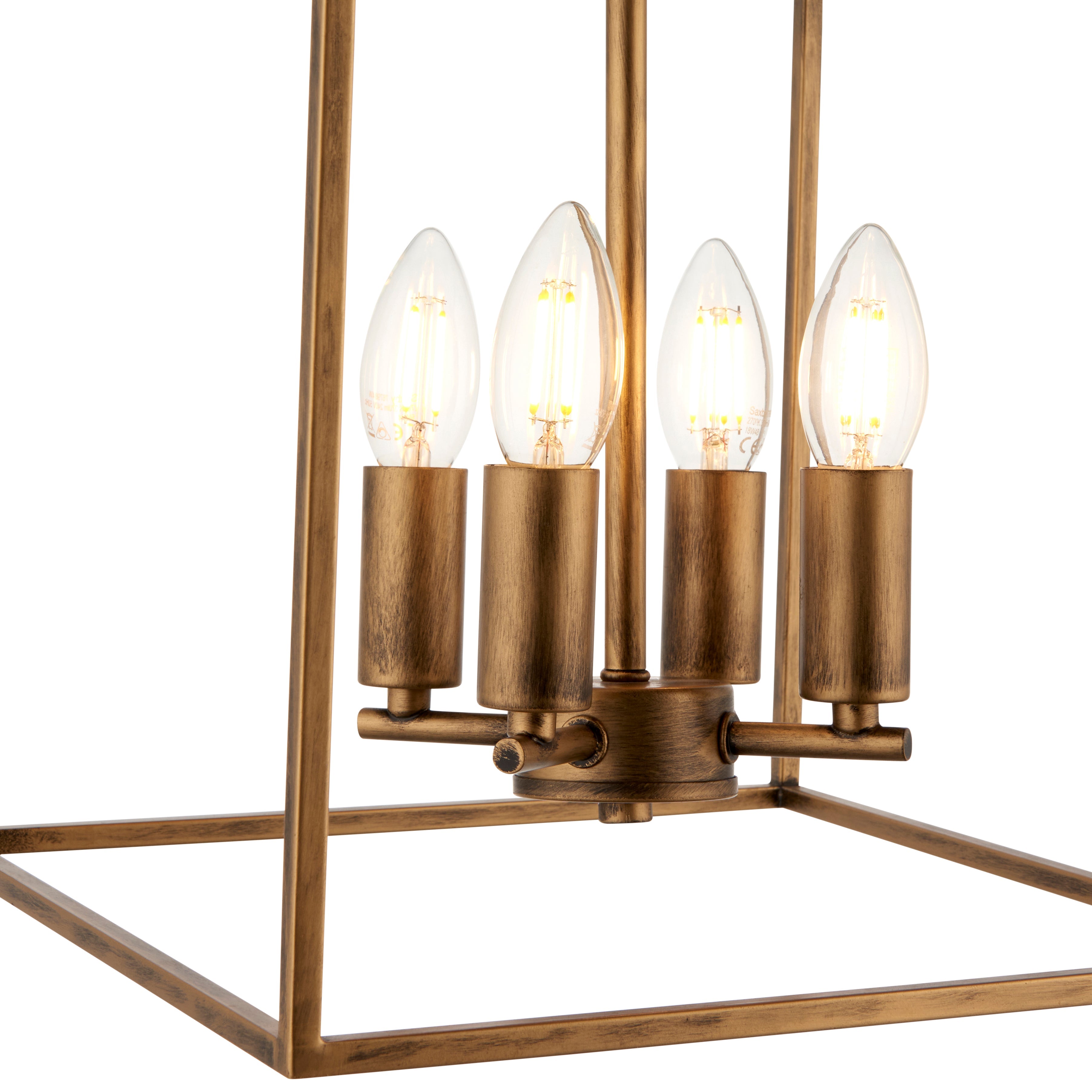 Freyza - Grove Matte Antique Brass Ceiling Light Pendant