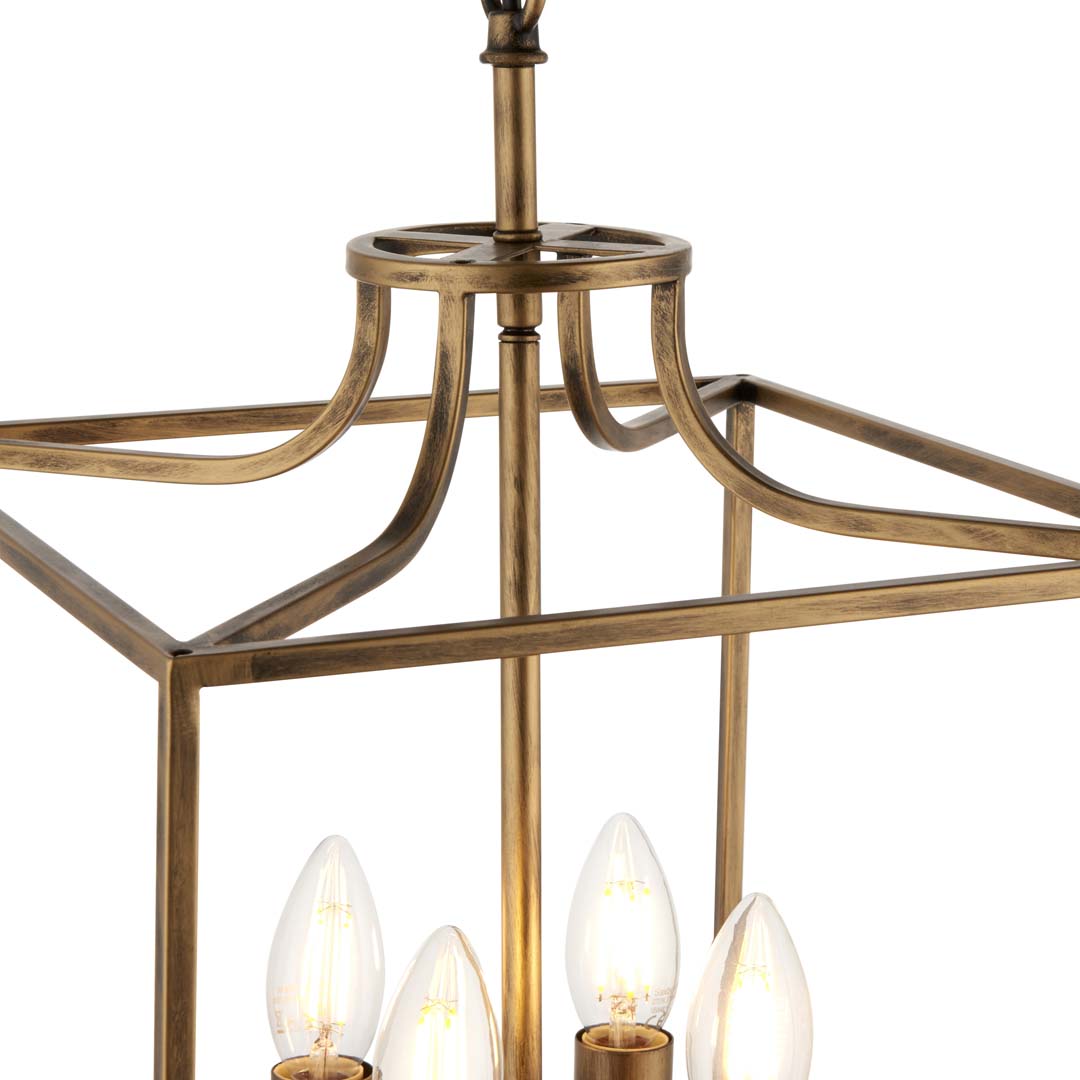 Freyza - Grove Matte Antique Brass Ceiling Light Pendant