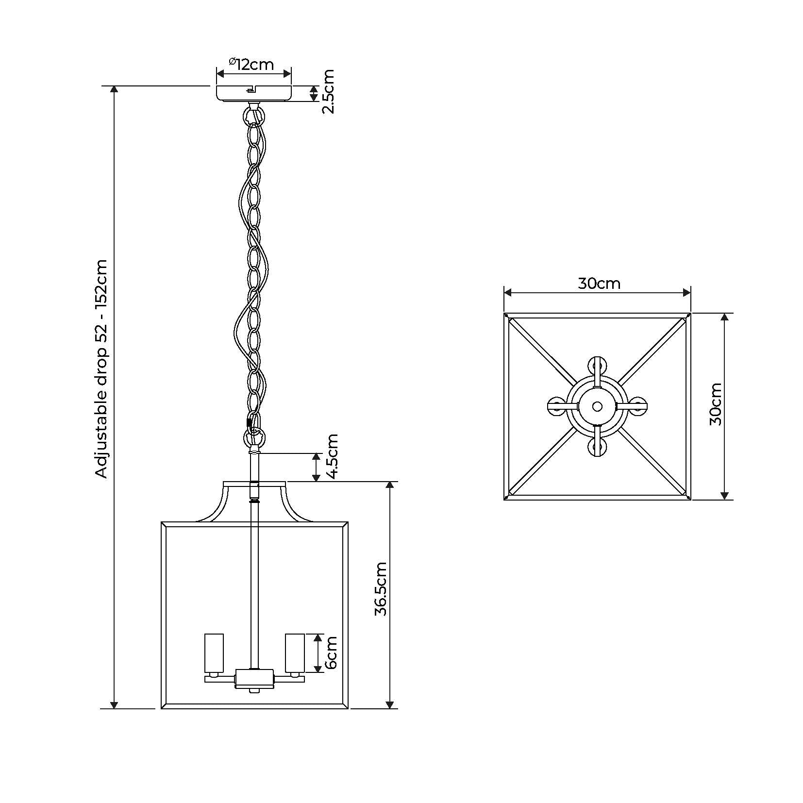 Freyza - Grove Matte Antique Brass Ceiling Light Pendant
