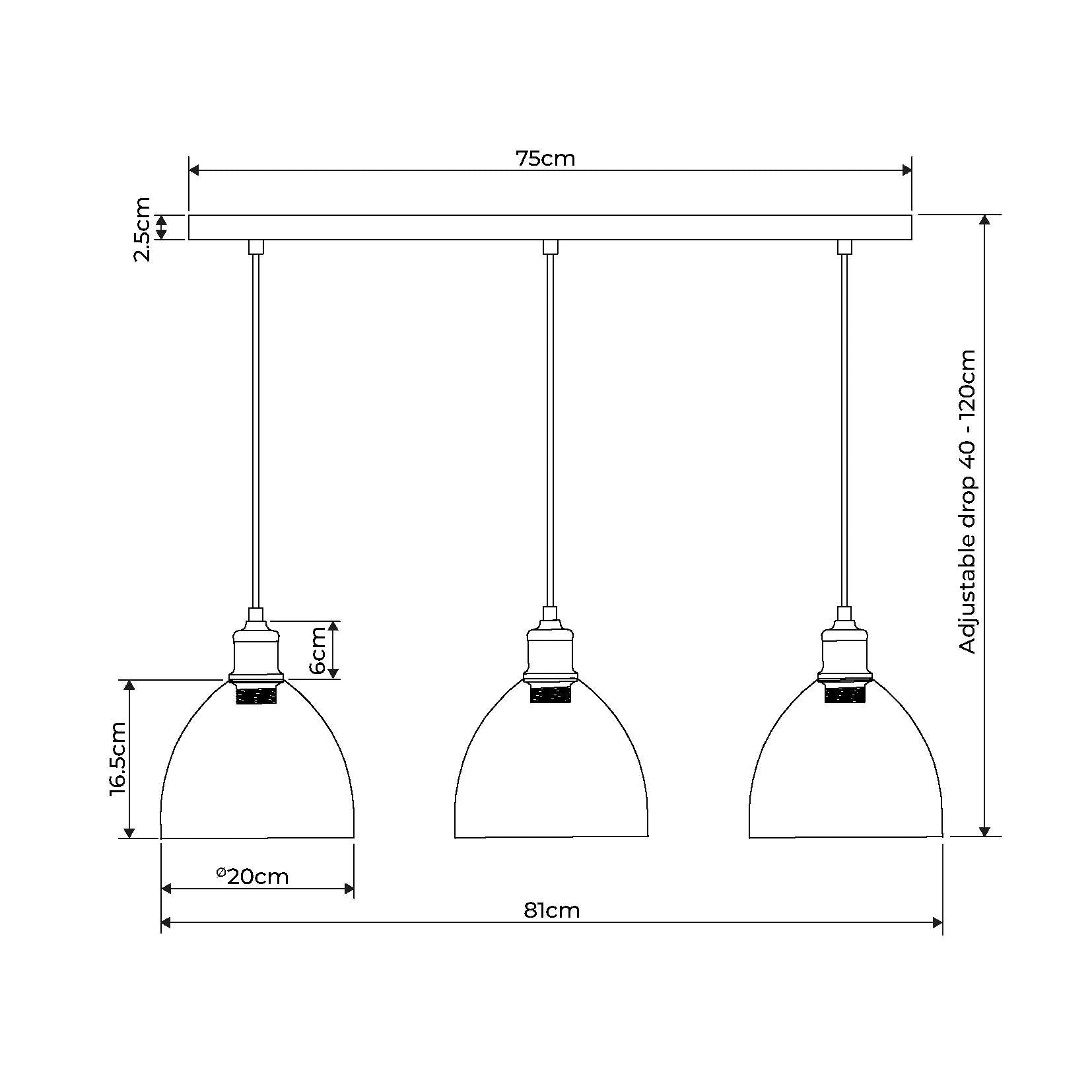 NexonLight | Chic Adjustable Nickel Glass Pendant Bar Fixture 7
