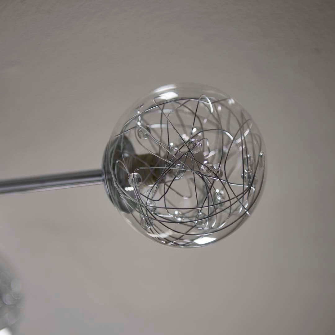 Freyza - Jaymie 6-Light Chrome Semi-Flush Ceiling Light