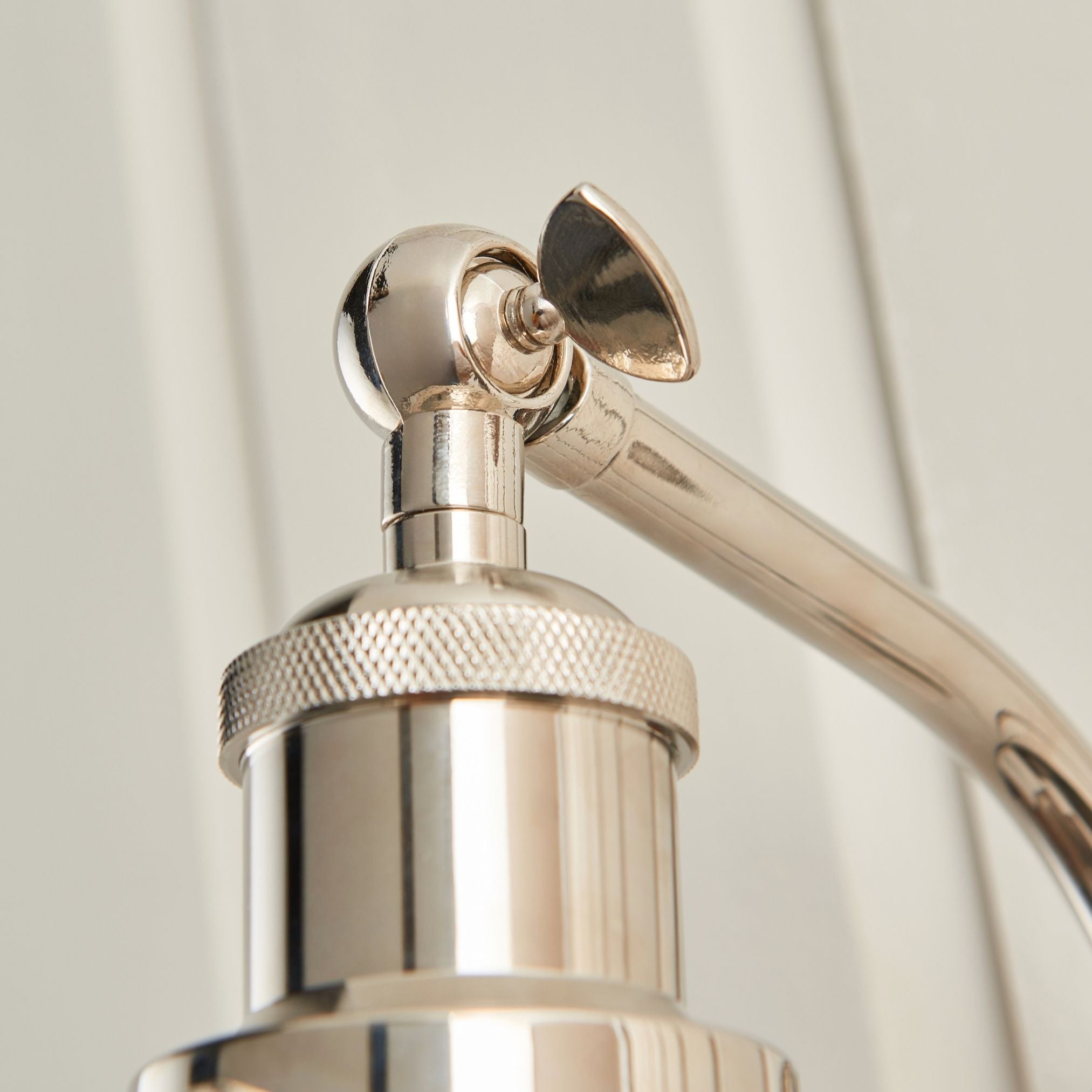 Freyza - Brunswick Polished Nickel & Glass Wall Light