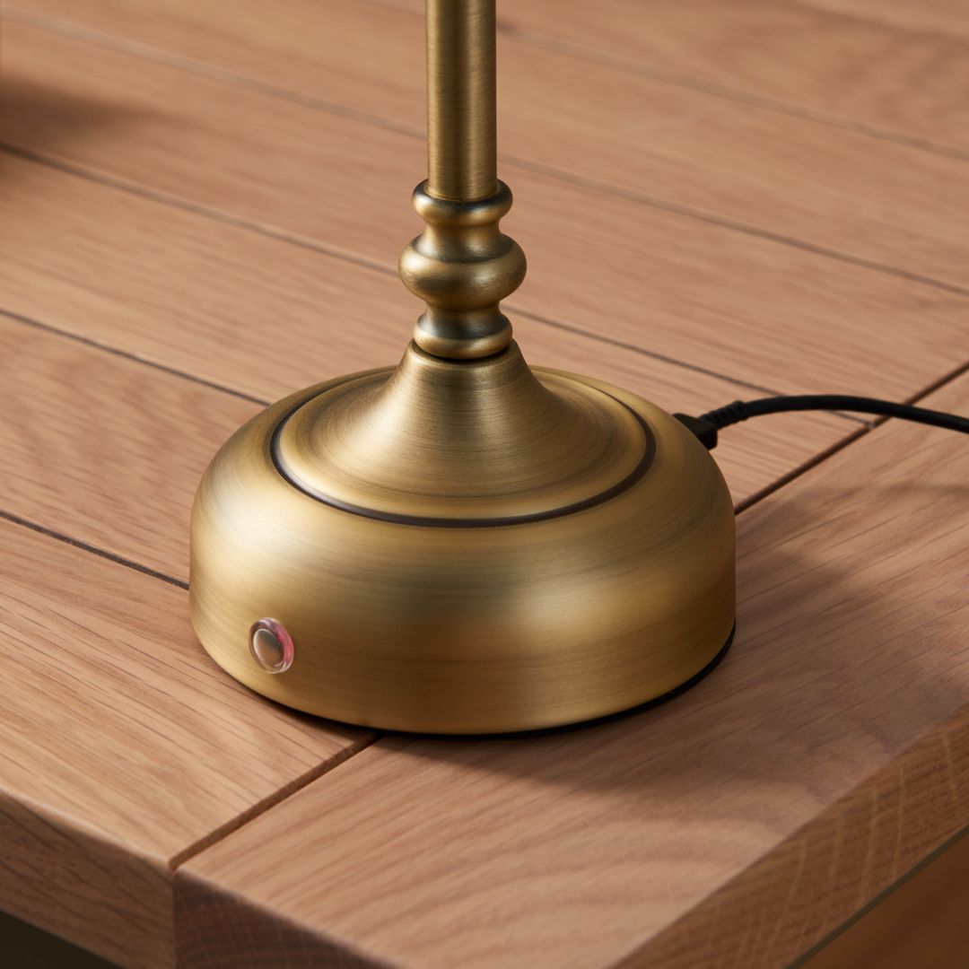 BrassLume | Elegant Portable LED Touch Table Lamp with Dimmer 5