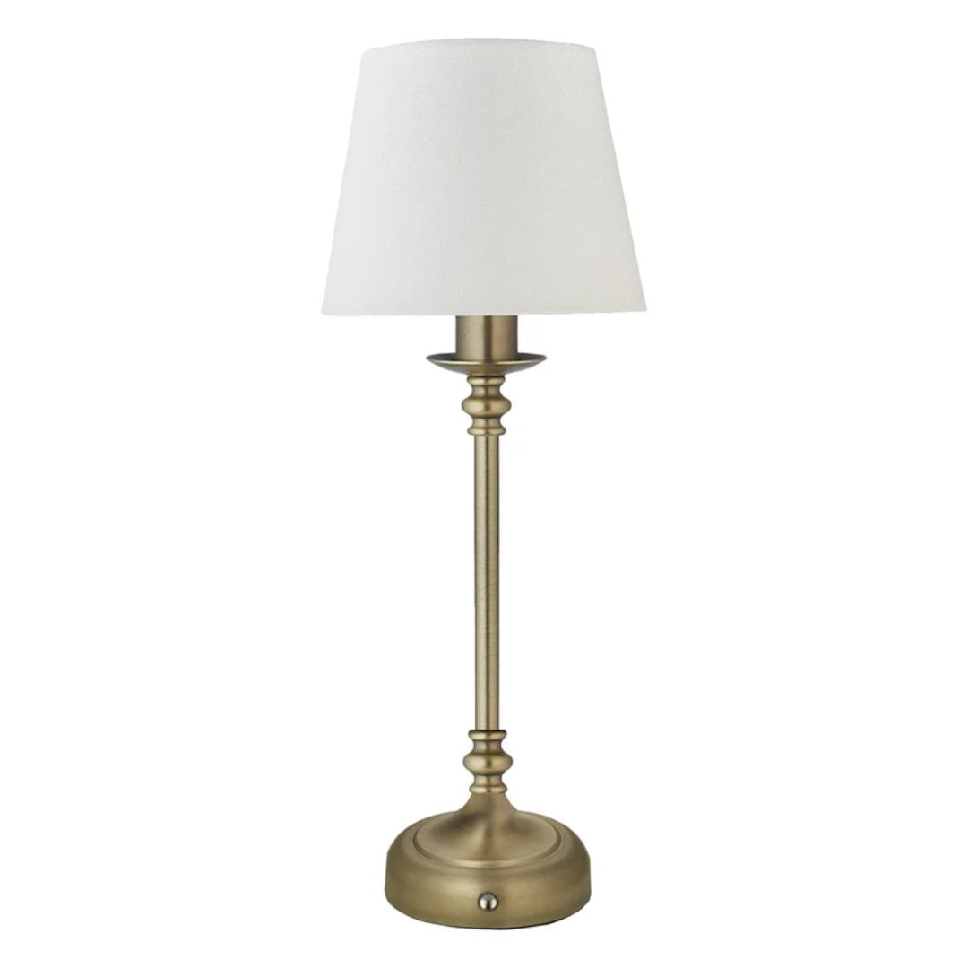 BrassLume | Elegant Portable LED Touch Table Lamp with Dimmer 7