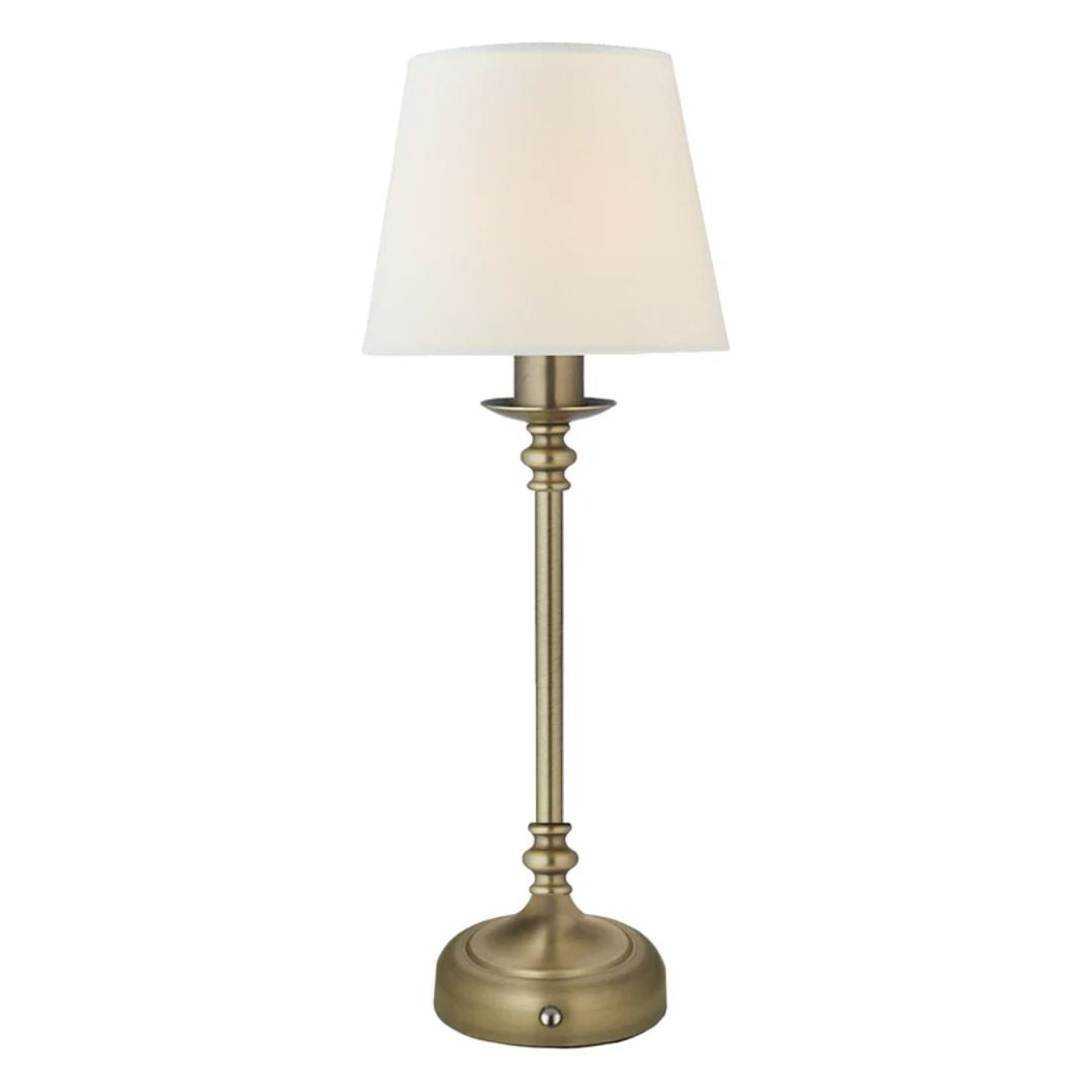 BrassLume | Elegant Portable LED Touch Table Lamp with Dimmer 8