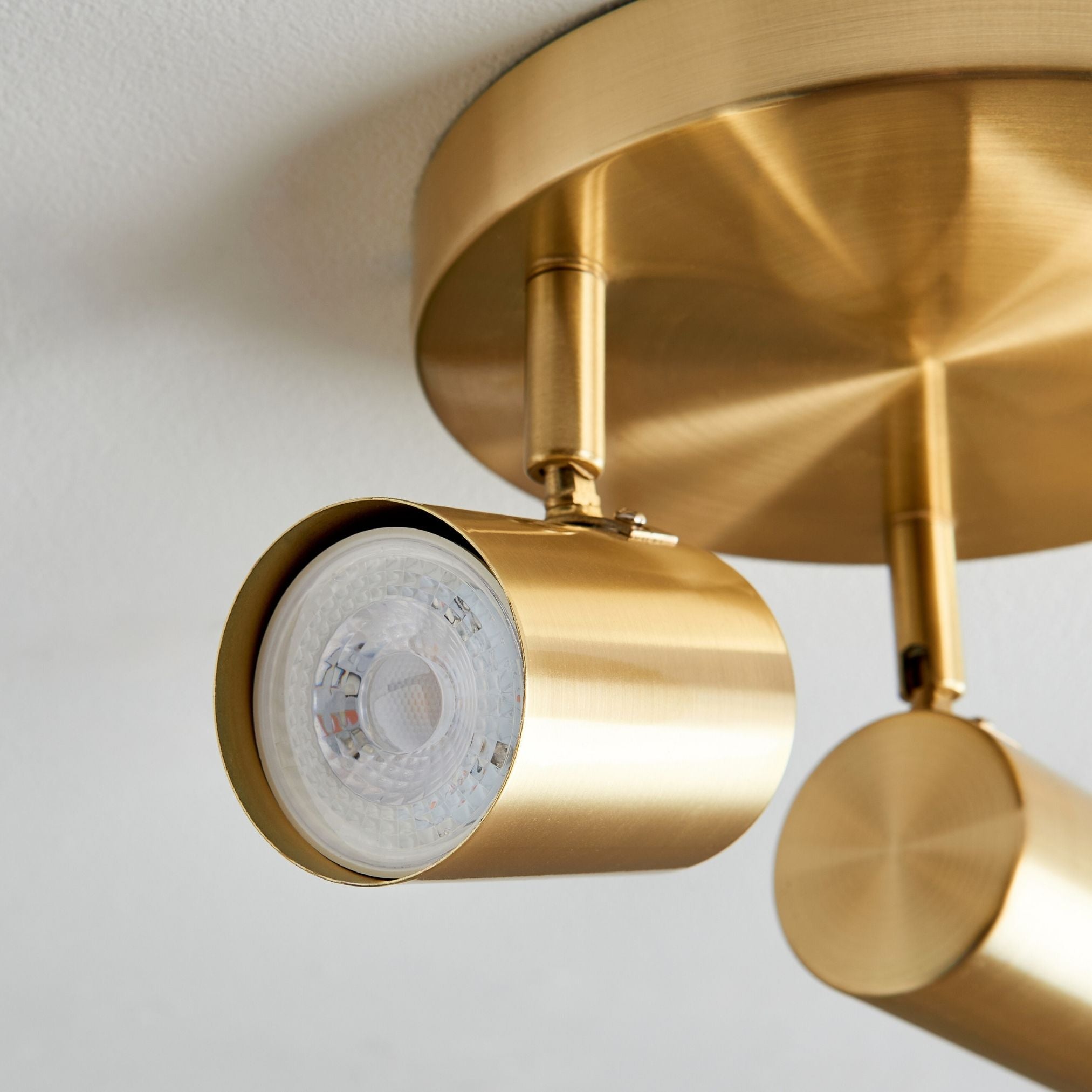Freyza - Hereford 3 Light Satin Gold Ceiling Spotlight