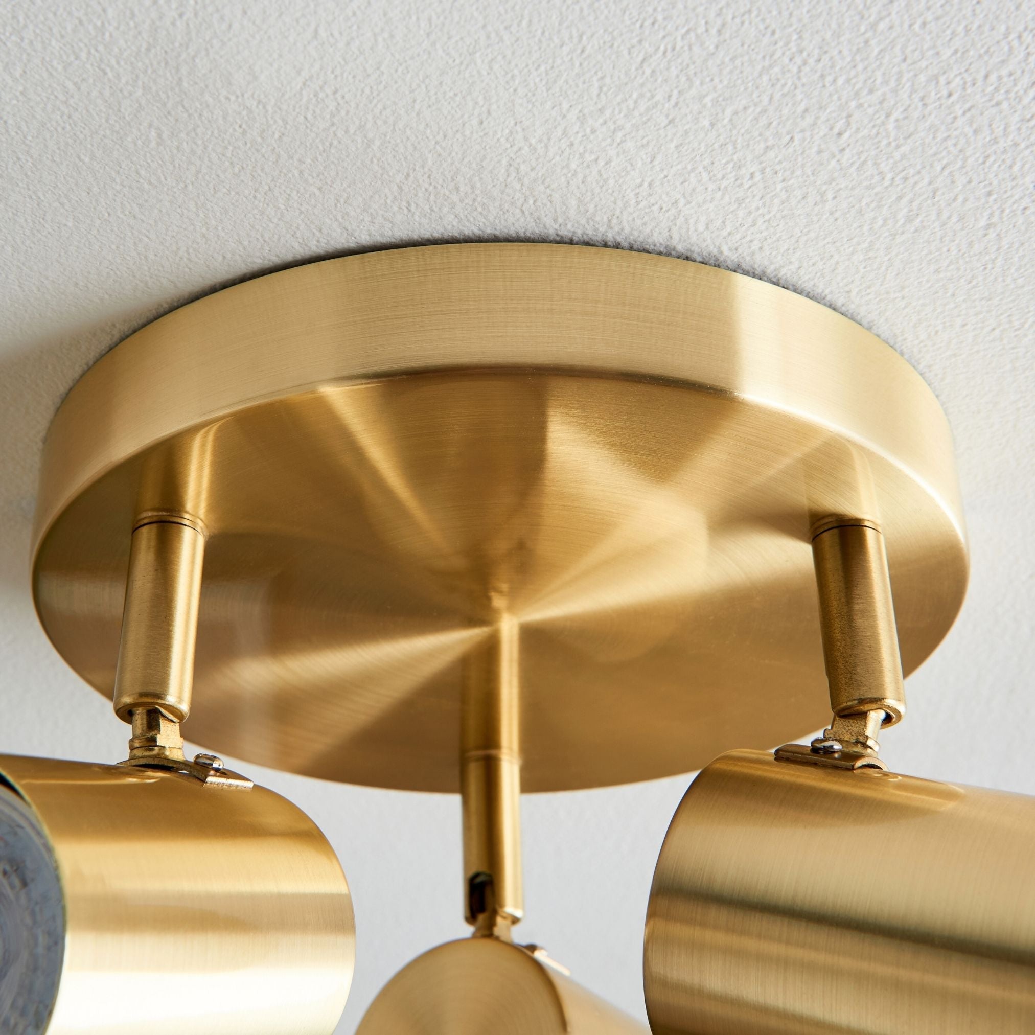 Freyza - Hereford 3 Light Satin Gold Ceiling Spotlight