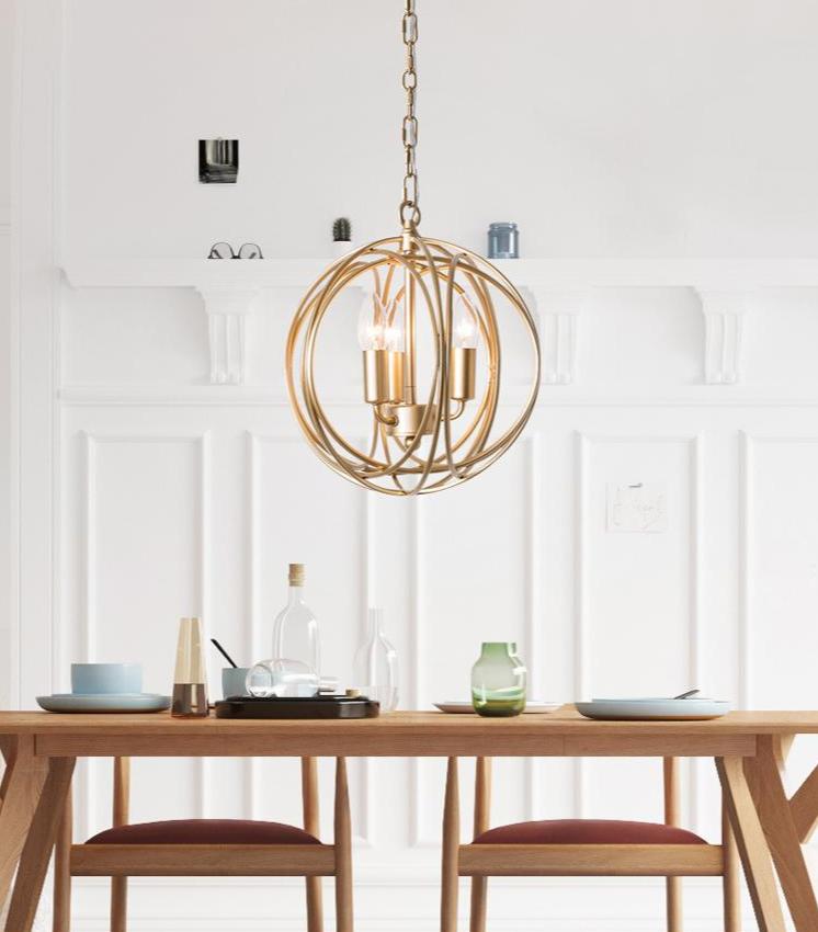 Freyza – Arbor – Moderne Hängeleuchte mit Käfigschirm