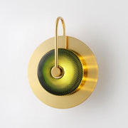 Freyza - Wattle - Circular Modern Art Deco Wall Lamp