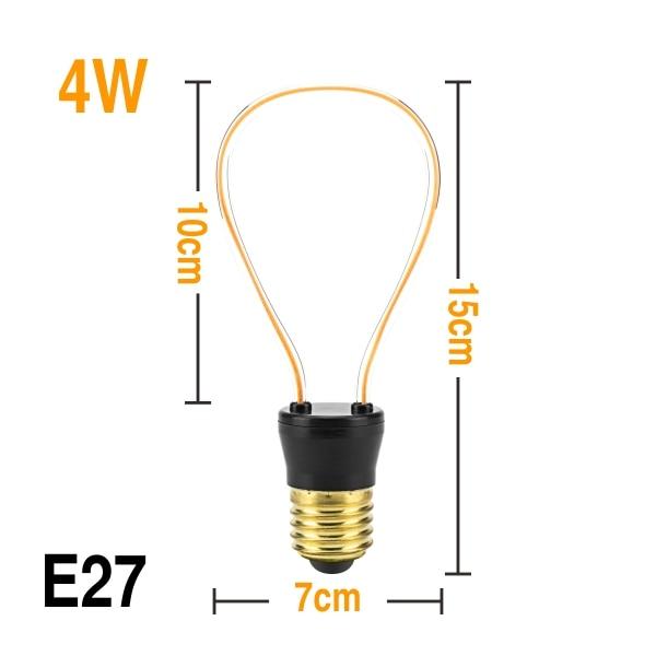 Freyza – Jax – Klassische Vintage-LED-Glühbirne
