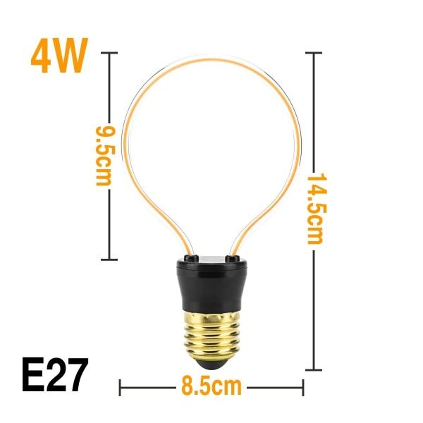 Freyza – Jax – Klassische Vintage-LED-Glühbirne