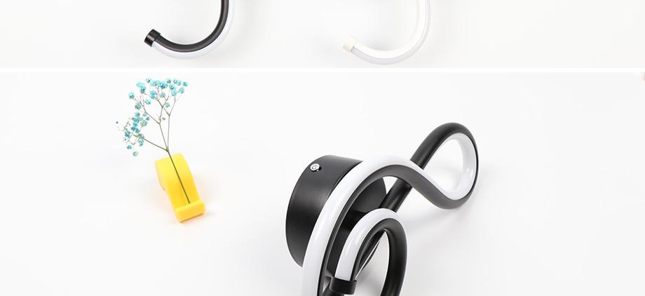 Freyza - applique murale LED en forme de note de musique