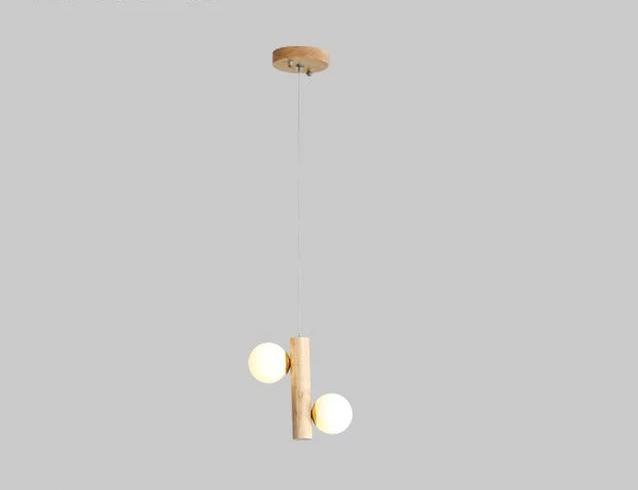 Freyza - Prescott - Modern Wooden Bulb Chandelier