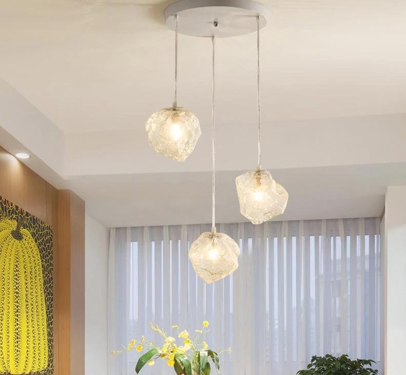 Freyza - Burley - Glass Pendant Hanging Lamp