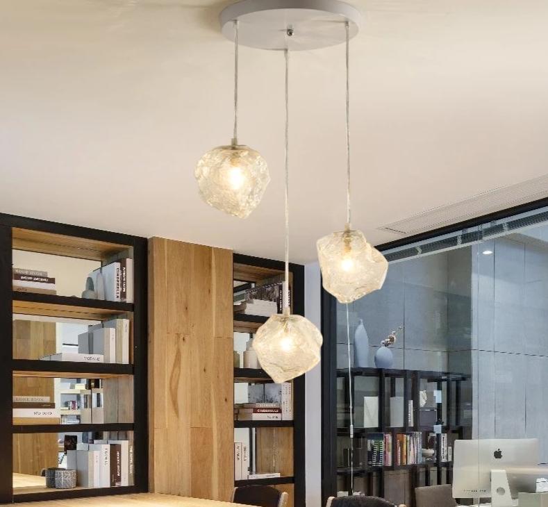 Freyza - Burley - Glass Pendant Hanging Lamp