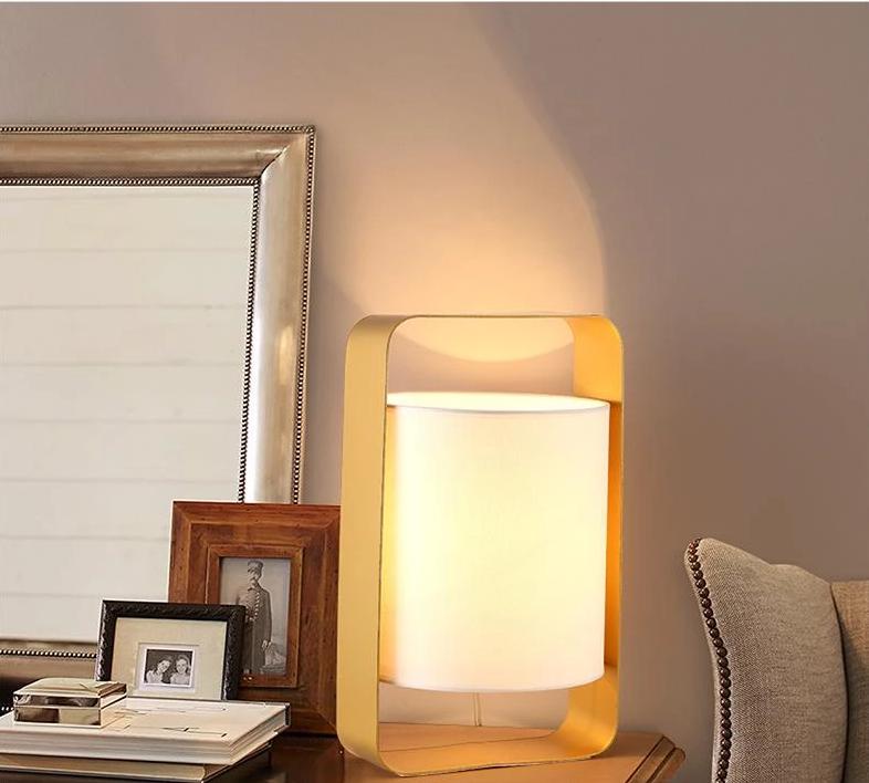Freyza - Nate - Modern Frame Floating Lantern Desk Lamp