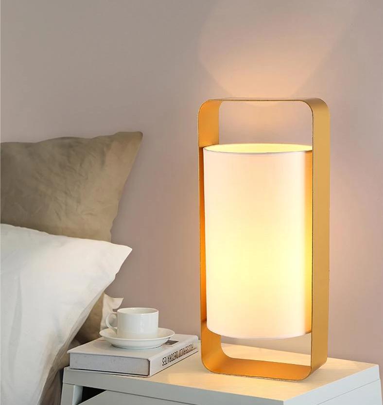 Freyza - Nate - Modern Frame Floating Lantern Desk Lamp