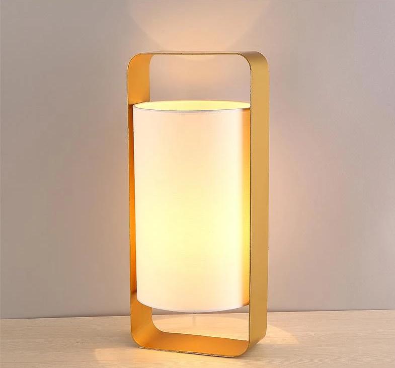 Freyza - Nate - Modern Frame Floating Lantern Desk Lamp